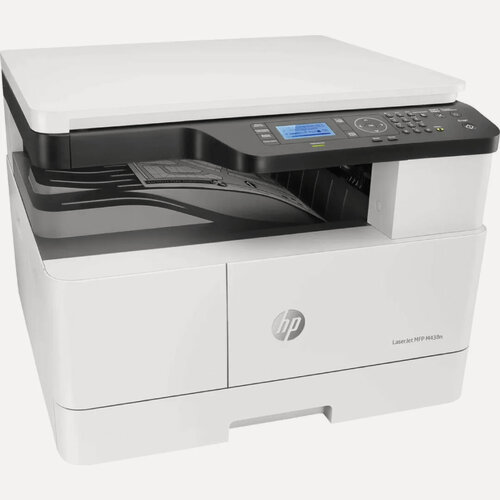 Изображение товара МФУ лазерный HP LaserJet Pro M438n черно-белая печать, A3, цвет белый