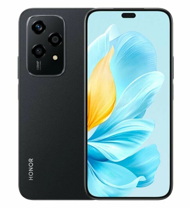 Honor Смартфон Honor 200 Lite (12 ГБ, 256 ГБ, Чёрный, Dual nanoSim, Global)