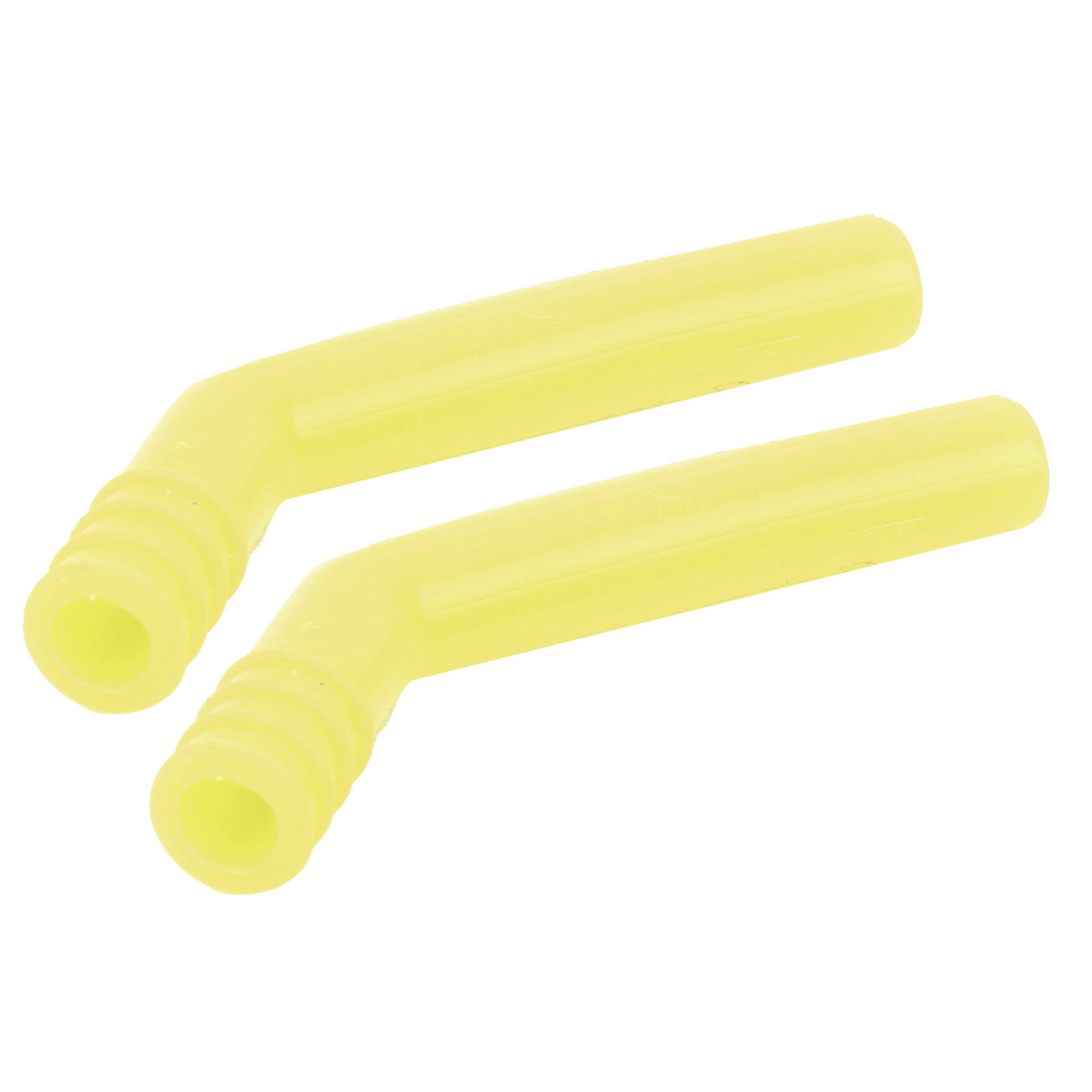 1 Pair Engine Exhaust Pipe Extender Silicone Extension Tube for HSP 1/8 1/10 RC CarYellow