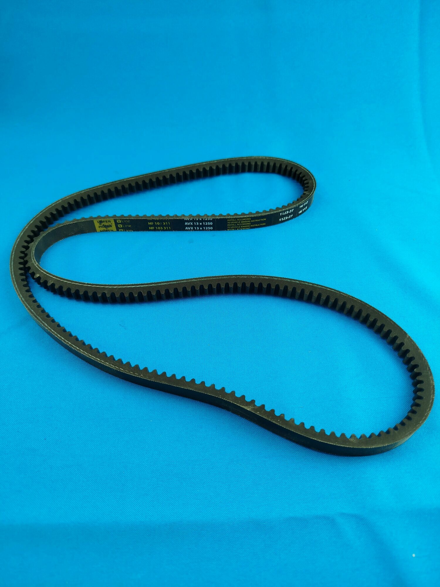 Ремень генератора "HOFER" 13х1250 зубчатый для а/м ГАЗ 3310 — фото 1
