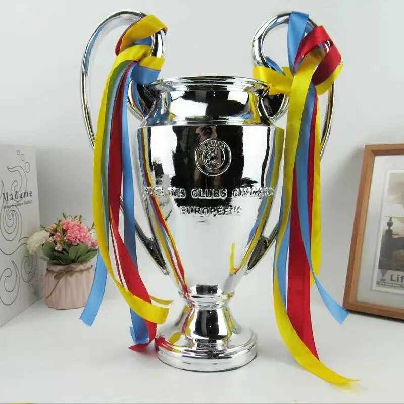 Кубок "Лига Чемпионов", 44см, ручная резьба, хромированная поверхность
