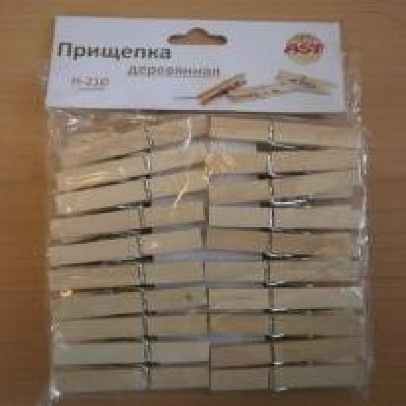 Другие товары 12 AST Прищепки бельевые деревянные усиленные 20шт/уп цена за уп Н-210 AST