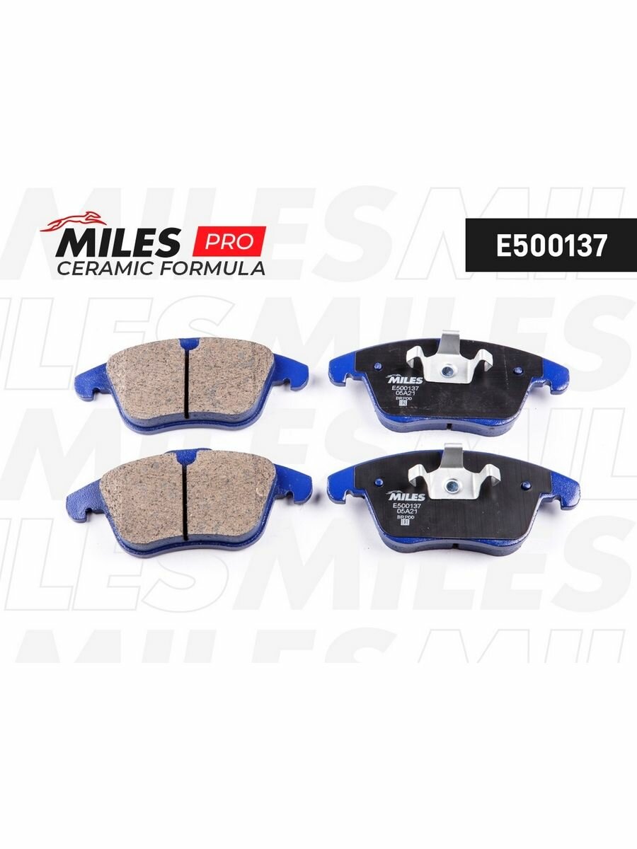 Колодки тормозные дисковые передние MILES E500137 для FORD Galaxy, LAND ROVER Freelander, VOLVO S60