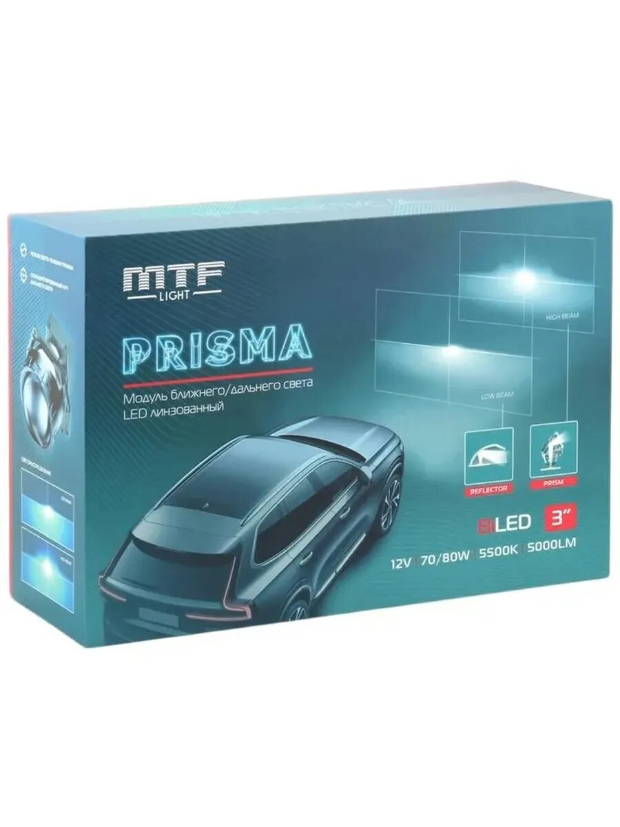 Светодиодные модули а PRISMA, 12В, 70/80Вт, 5500К, 3"