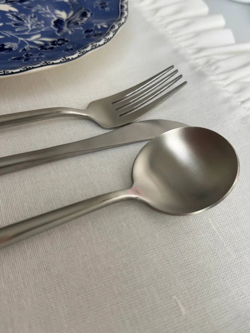 Картинки Премиальный матовый набор столовых приборов, 3 предмета, HOMYS