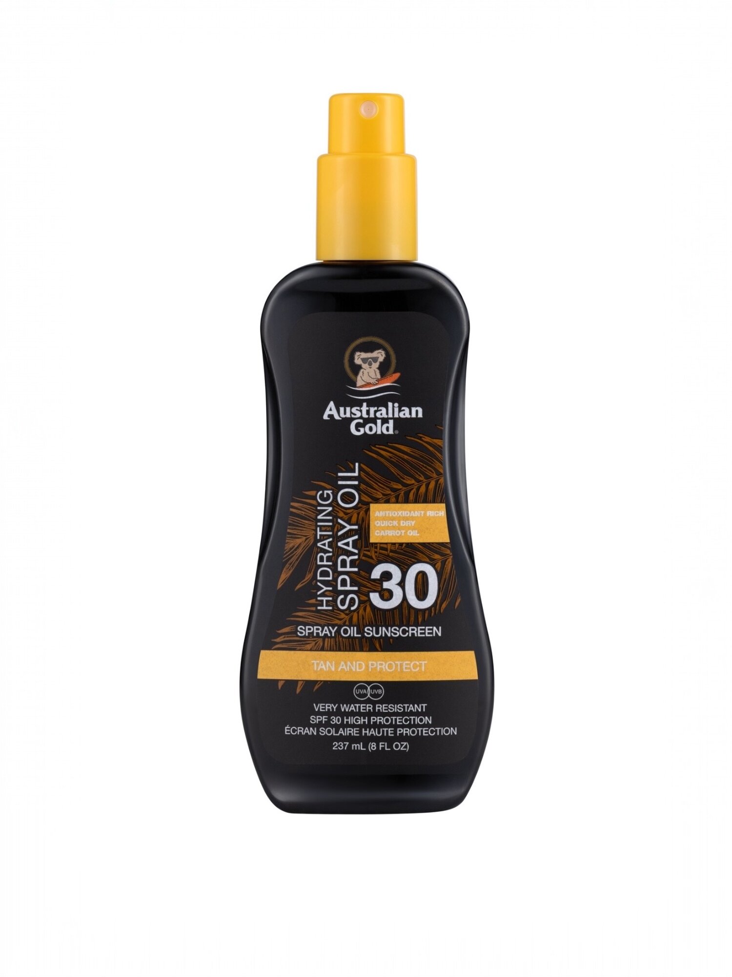 Australian Gold Hydrating Spray Oil Sunscreen SPF 30, Солнцезащитное спрей-масло