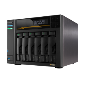 ASUSTOR Платформа СХД ASUSTOR AS6806T 6 Bay (Max.18) 4xM.2 2x5GLAN 2x10GLAN 16GB (Max.64GB) DDR5 2xUSB-C 3xUSB