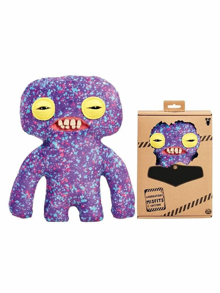 Мягкая игрушка монстры "Фуглеры", (Fugglers), фиолетовая, коллекционная