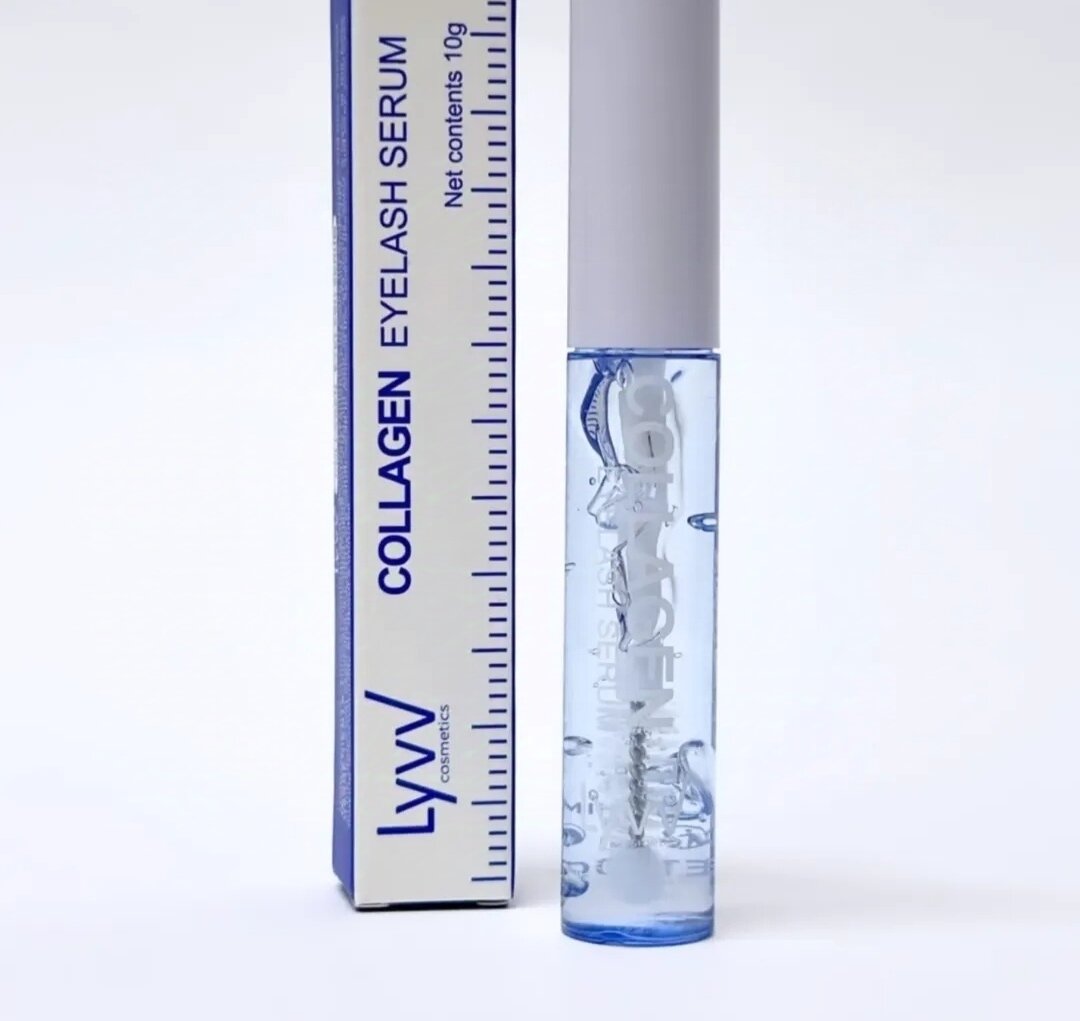 Сыворотка для роста и укрепления ресниц и бровей lyvv collagen eyelash serium