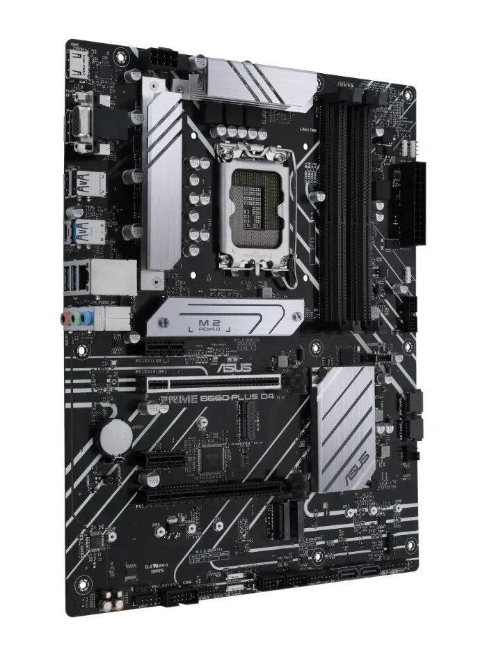 Материнская плата ASUS PRIME B660-PLUS D4 ATX LGA1700 Intel B660 4xDDR4 (128ГБ)