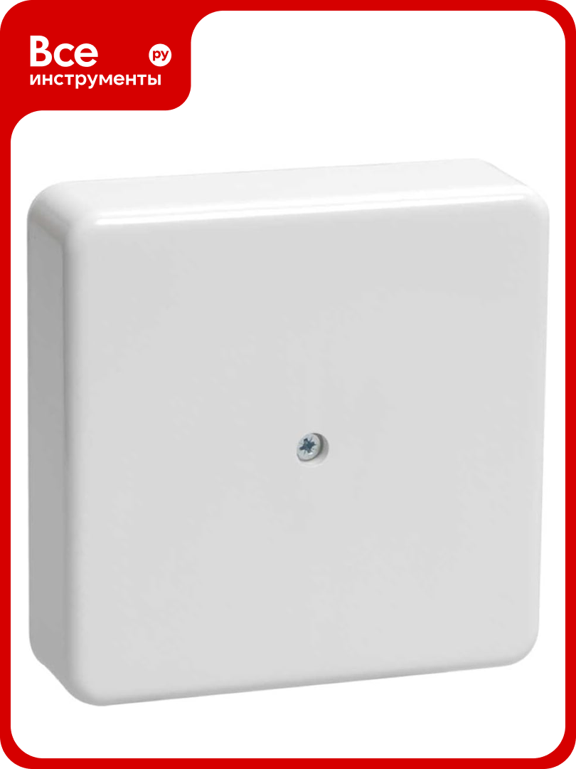 Распаечная коробка IEK 50x50x20 КМ41206-01 белая ИЭК UKO10-050-050-020-K01