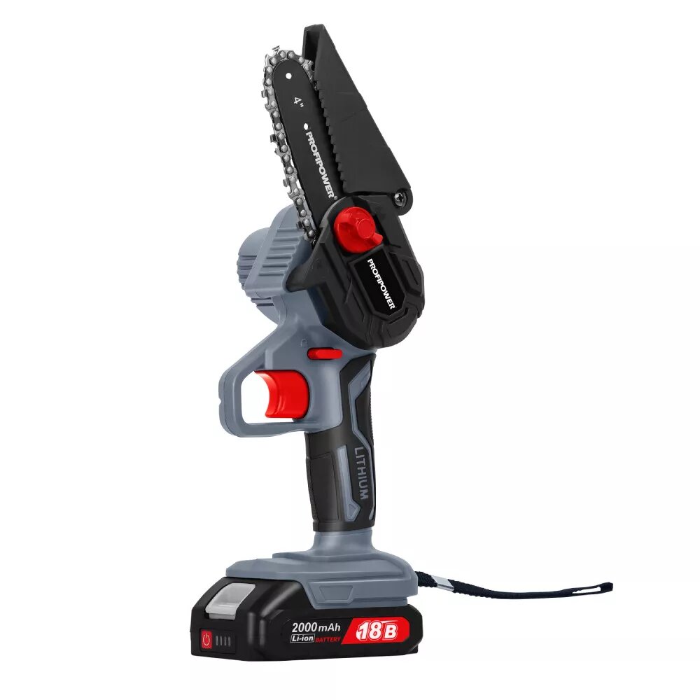 Цепная пила ProfiPower MKGSD-18V 0-3000 об/мин (Li-ion-2шт 2.0Ач13см 4