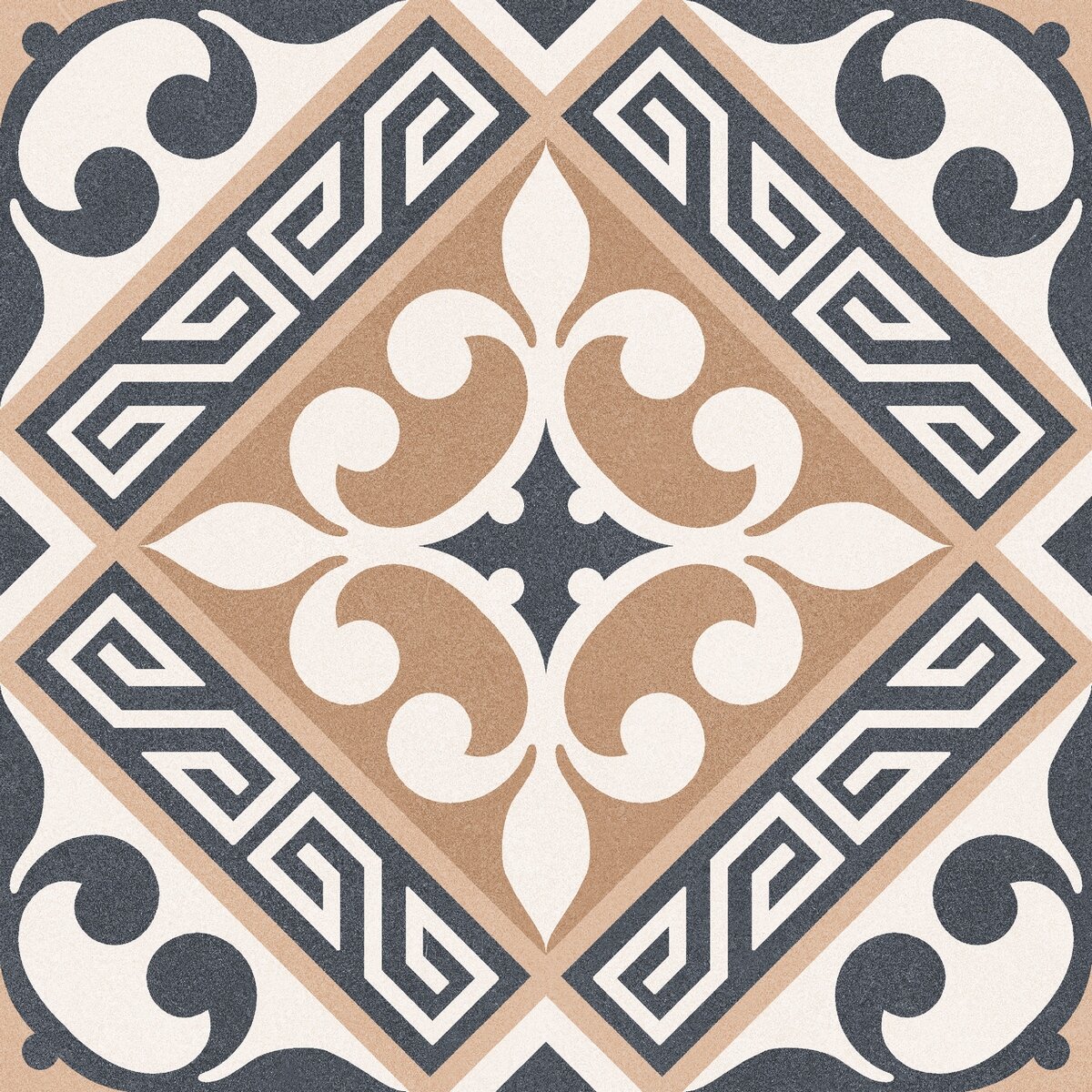 Керамогранит Motto Panther Decor Matt 20x20 N100113 орнамент матовая Износостойкая Морозостойкая морозостойкая
