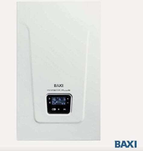 Изображение товара Электрический котел BAXI "Ampera Plus", настенный, автодиагностика, защита от замерзания