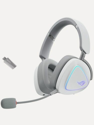 Изображение товара Гарнитура игровая ASUS ROG Delta II Moonlight White Edition (90YH03W0-BHUA10)