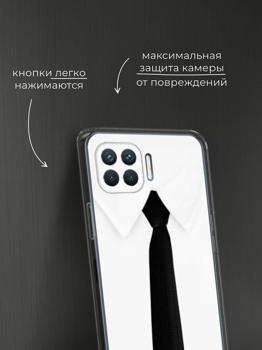 Чехол на Oppo Reno 4 Lite/A93 / Оппо Reno 4 Lite/А93 с принтом "Галстук" — фото 1