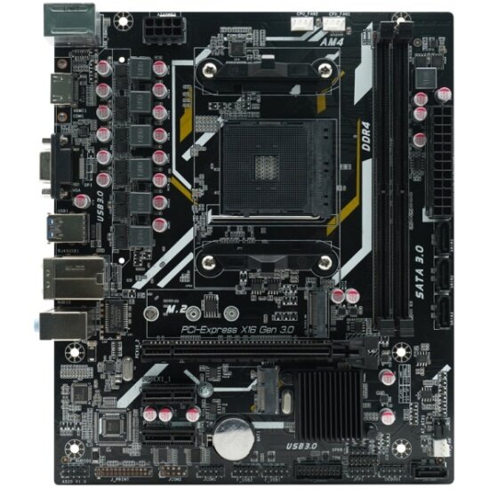 Материнская плата Afox B550D4-MA5-V2 (AM4, mATX)