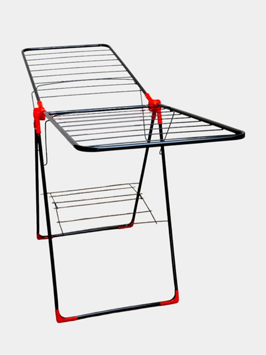 Сушилка для белья, вертикальная, складная - Вишнёвый — фото 1