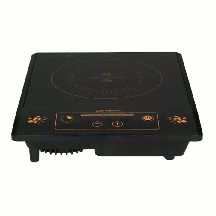 Настольная плита Матрёна, МА-044, стеклокерамическая, сенсорное управление, чёрная — фото 1