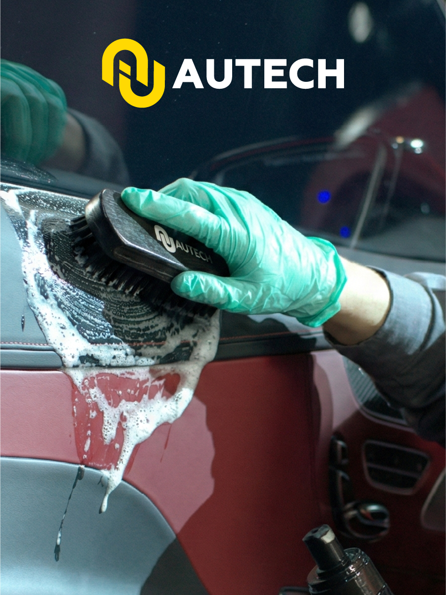 AuTech | Leather Brush - Щётка для очистки кожаных поверхностей. — фото 1