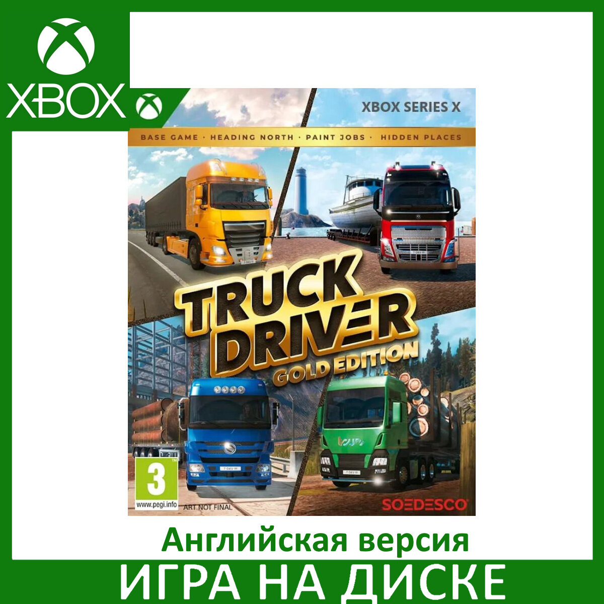 Игра Truck Driver Gold Edition Xbox Series X Английский язык Диск на Xbox Series X