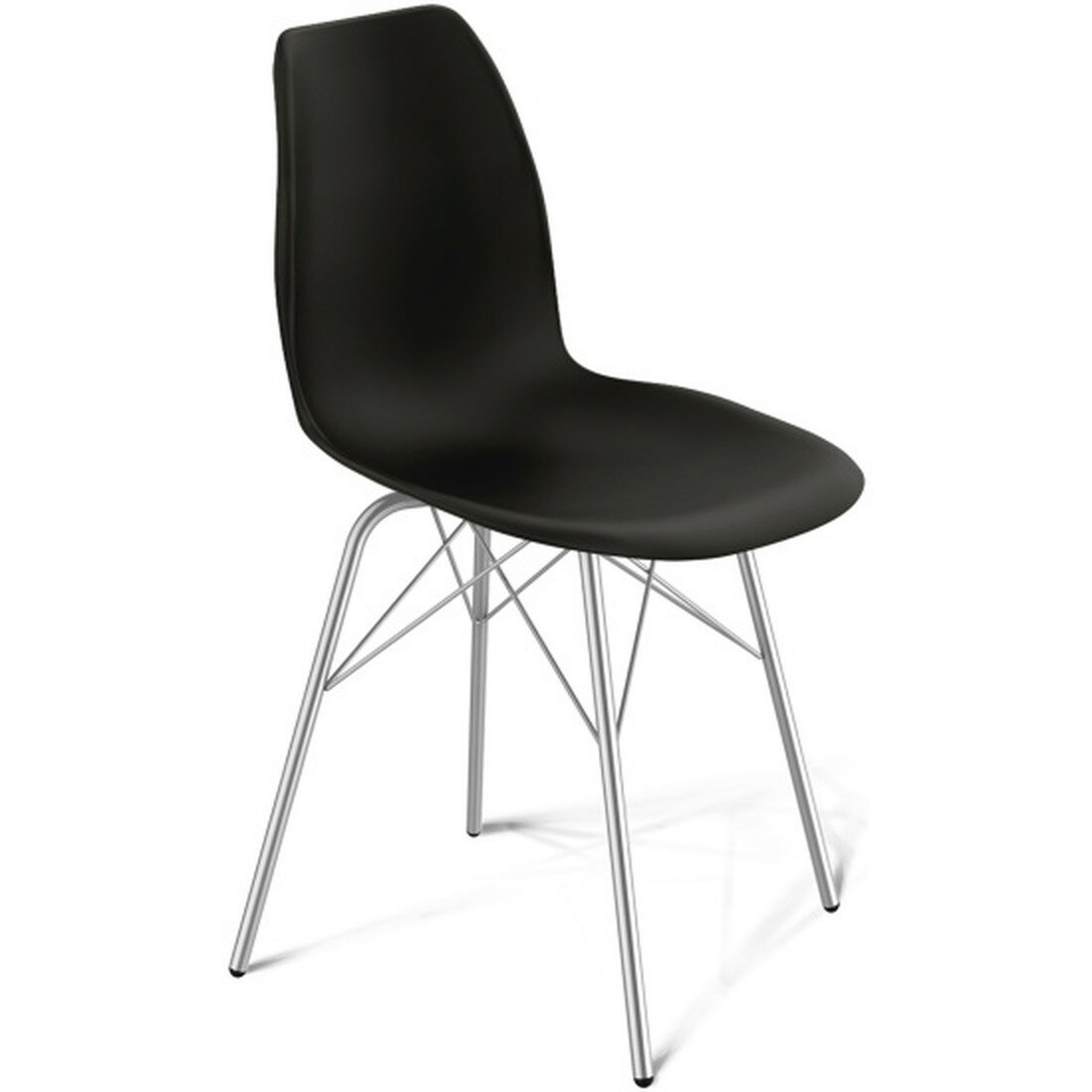 Стул Sheffilton SHT ST29 S64  черный хром  лак