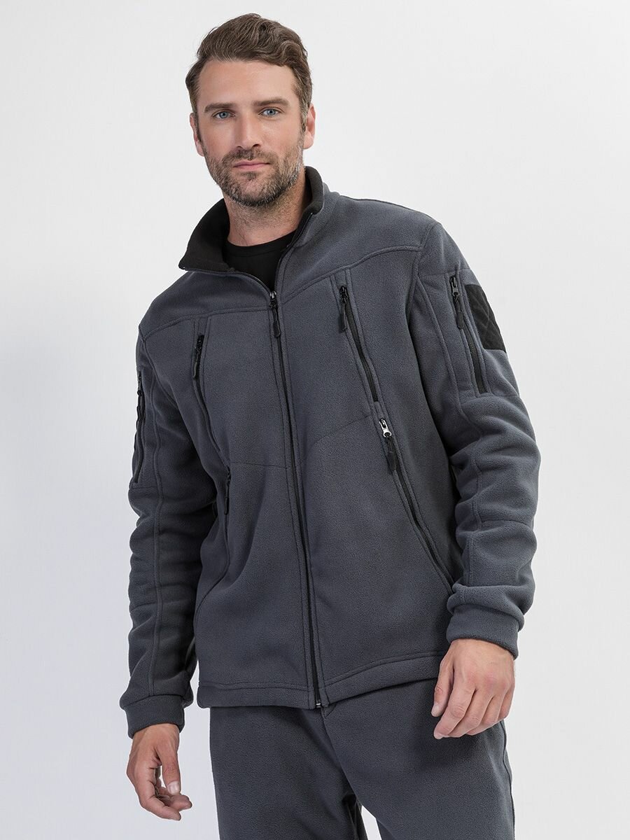 Флисовый костюм мужской тактический рыболовный BLACK VIPER BMKF0201