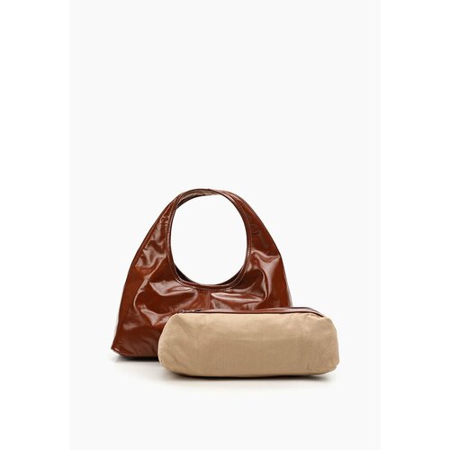 Сумка кросс-боди Vittoria Vicci, фактура гладкая, коричневый