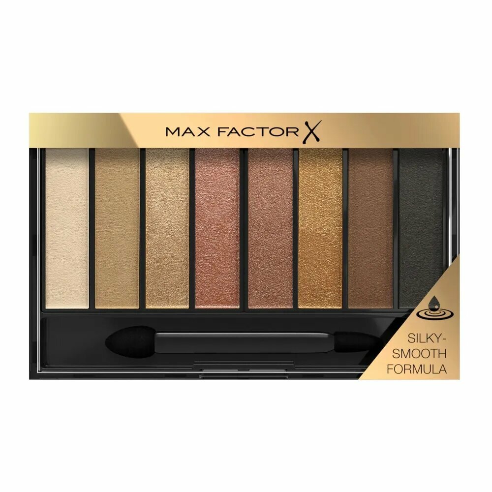 MAX FACTOR Тени для век Masterpiece Nude Palette, 002 Golden Nudes, 6.5 г