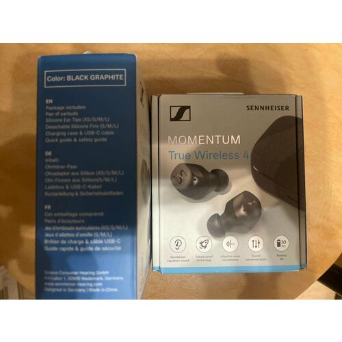 Наушники Sennheiser Momentum True Wireless 4 беспроводные Black Grafphite 16500₽