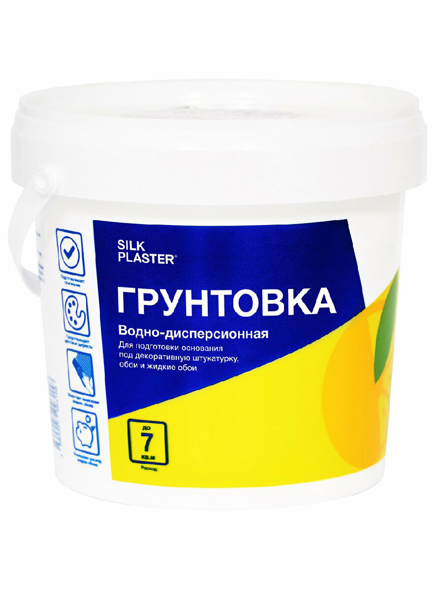 Грунтовка Силк Пластер 08л. (3.5 кв. м. в 2 слоя)