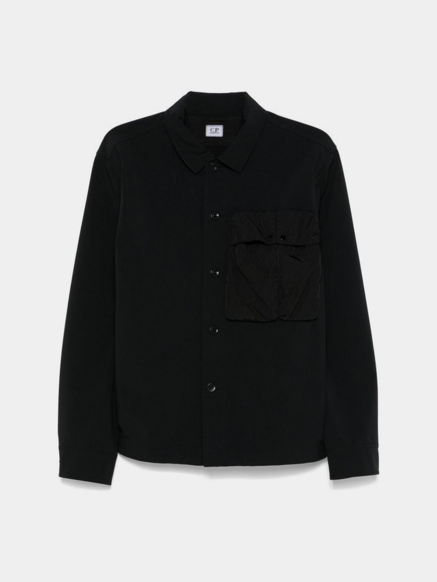 Куртка C.P. COMPANY GD Shell Mixed Buttoned, размер L, black