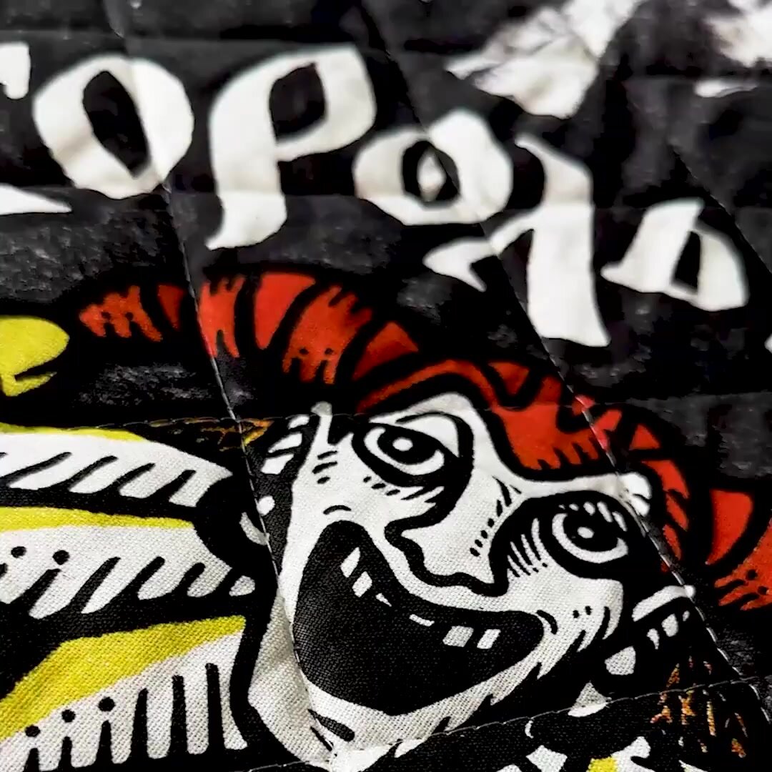 Покрывало на кровать 1 5 спальное 145х200 детское Crazy Getup, хлопок Панки хой / Король и Шут / КИШ — фото 1