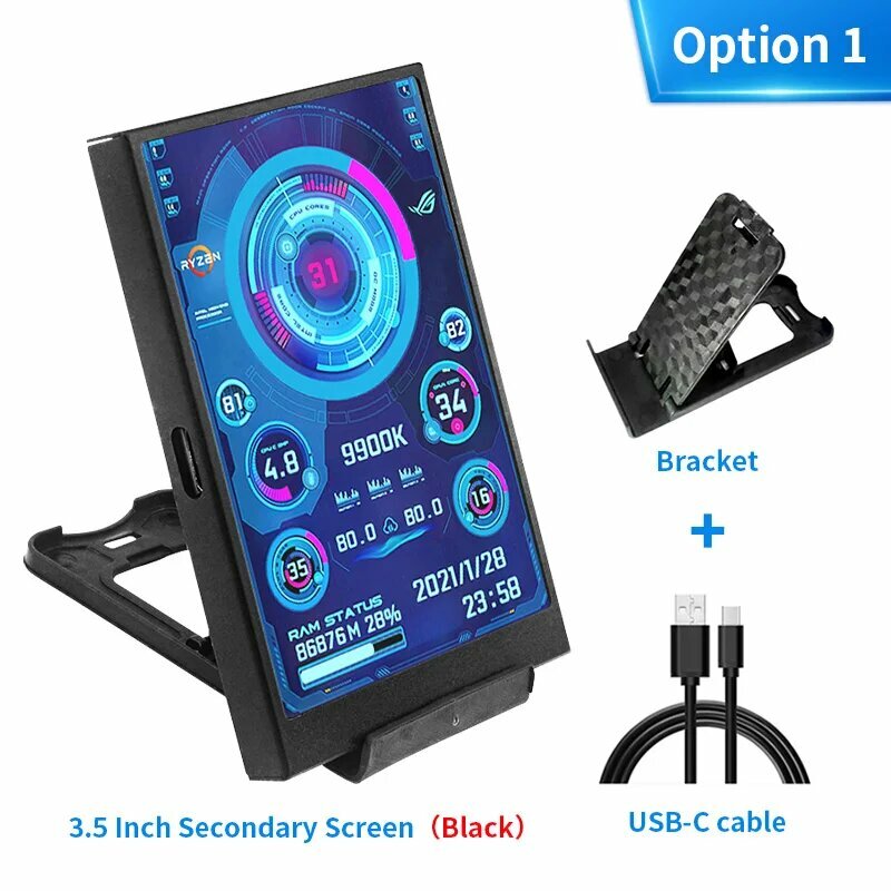 Дополнительный экран Caturda 3,5 дюйма USB-TYPE-C