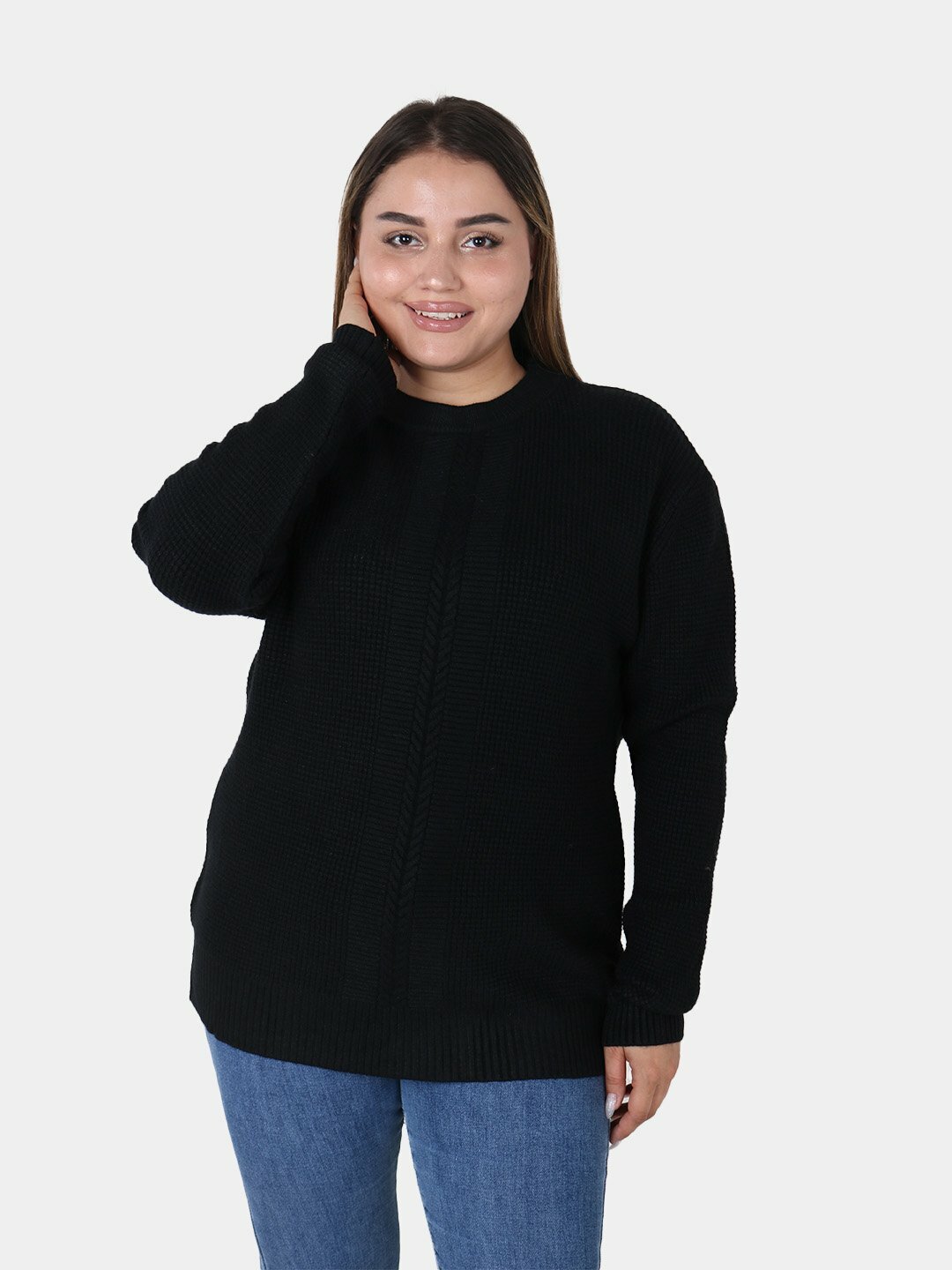 Джемпер , размер One Size, черный — фото 1