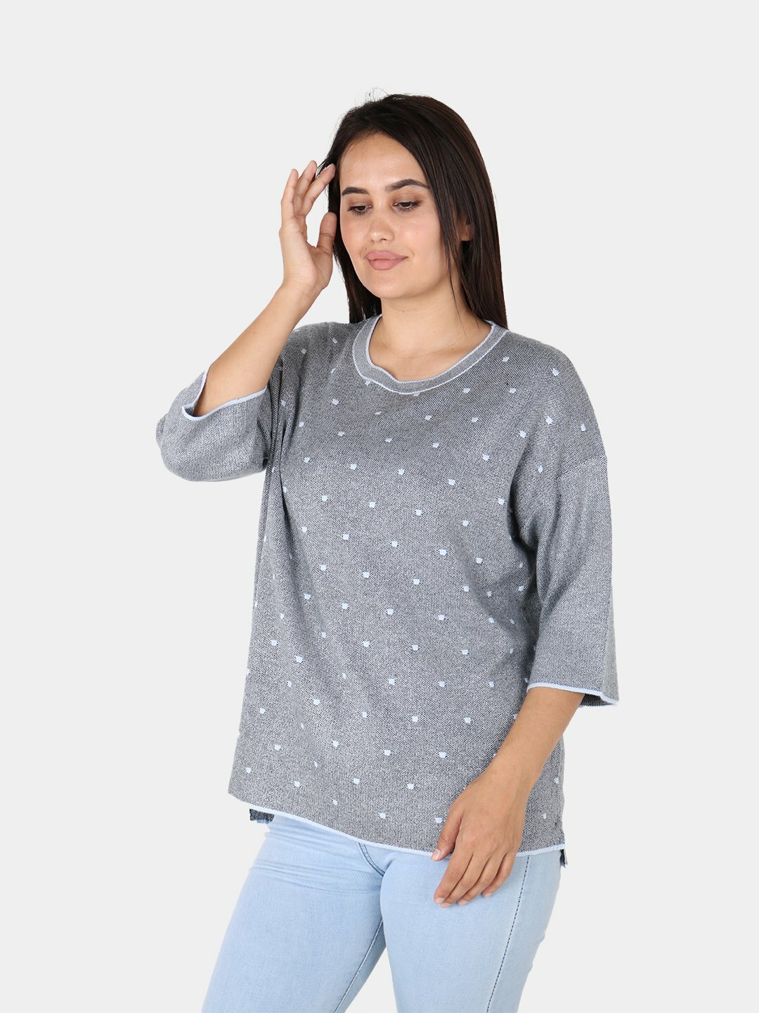 Свитер размер One Size, , серый — фото 1