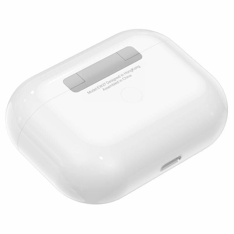 Наушники беспроводные HOCO EW27. Гарнитура Bluetooth 5.3. TWS белого цвета с микрофоном. — фото 1