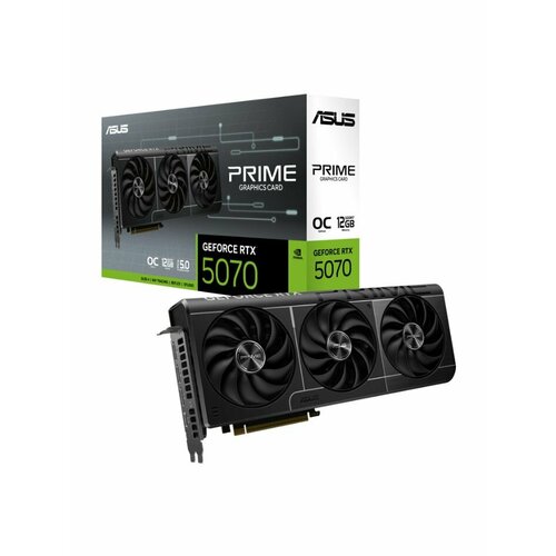 Видеокарта ASUS Prime GeForce RTX 5070 12G OC Edition 90YV0M10-M0NA00 73999₽