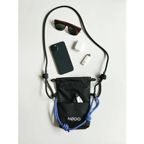 Сумка кросс-боди NODO фактура матовая черный 4750₽