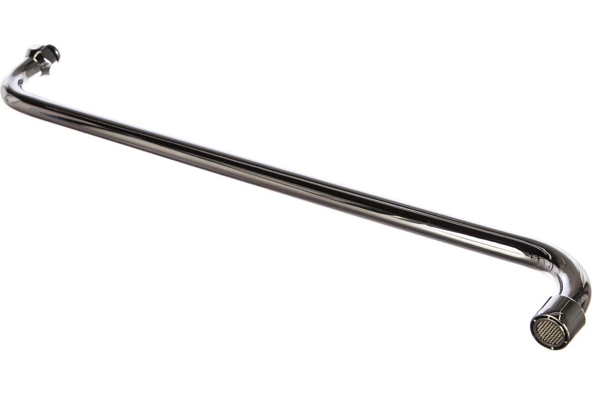 Melodia della vita Излив для смесителя круглый S-образный с аэратором русский стандарт 45см 33971