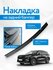 Накладка на задний бампер Haval Jolion