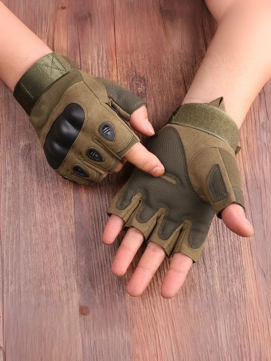 Перчатки  см для взрослых и детей, размер см, зелeный — фото 1