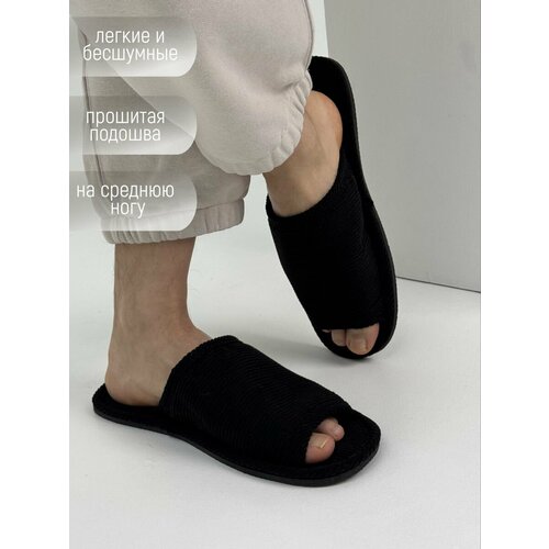 фото Тапочки tapmoda, размер 44, черный