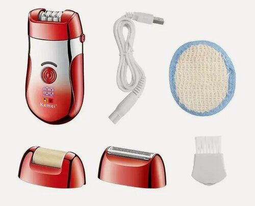 Изображение товара Эпилятор Kemei , для подмышечных впадин, бикини, тела, 3 в 1