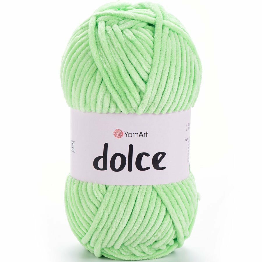 Пряжа Yarnart DOLCE 850 св. салат (5 мотков)