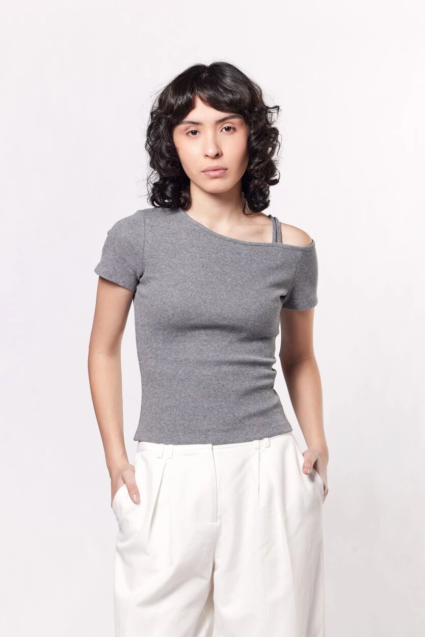 Футболка Selfie, размер S, серый — фото 1