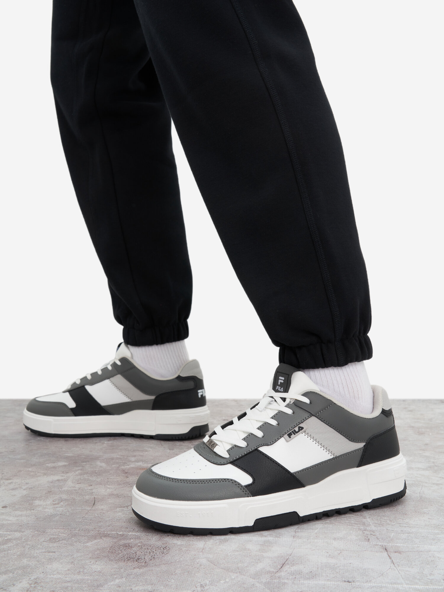 Кеды Fila FX-1000 LOW M, размер 42.5, белый/черный