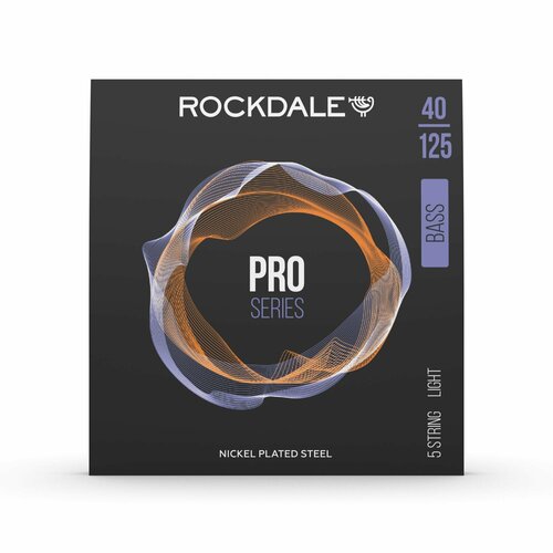 Струны для бас-гитары ROCKDALE PRO Nickel Wound 5 Light 40-125 1544₽
