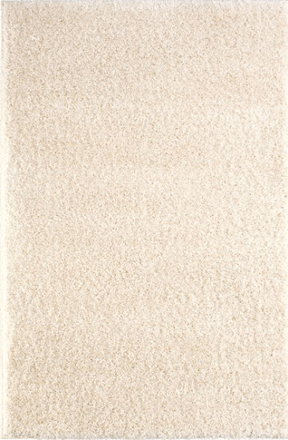 Ковер на пол в спальню в гостиную 80х150 см бежевый современный ворс 40 мм шегги 152680 KoverVDom