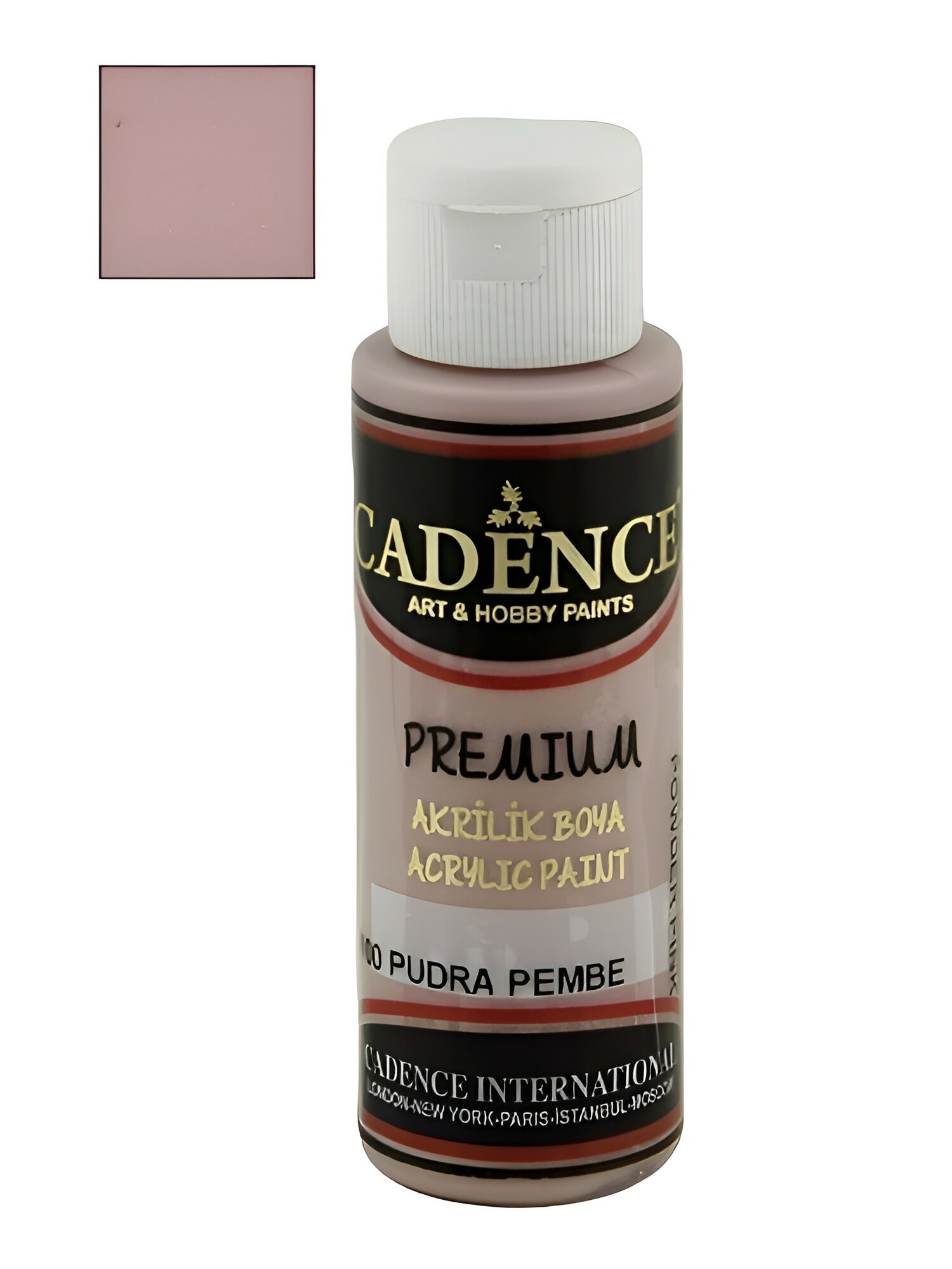 Акриловая краска Cadence Premium Acrylic Paint, 70 мл. Powder Pink-4100